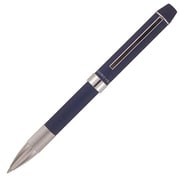 メタリノフィット 2色(黒・赤)油性ボールペン 0.7mm+シャープペンシル 0.5mm ブルー 16-0219-240