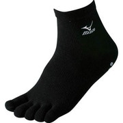 51UF14709 [5本指 レーシングソックス ブラック 27-29cm ユニセックス]