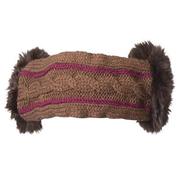 PH368HW62 [KNIT CABLE HEADBAND レディースF BR]