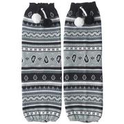 PH168AZ01 [PAISLEY LEG WARMER レディースF BK]