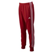S92664 [M ADIDAS24/7 アイコニック ウォームアップパンツ KBY22 メンズ J/L スカーレット/ホワイト]