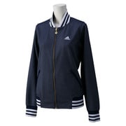 S92992-KBZ25-J/OT [W adidas 24/7 ジャージ リブブルゾン KBZ25 レディース J/OT カレッジネイビー]