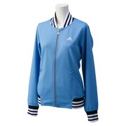 S92993-KBZ25-J/L [W adidas 24/7 ジャージ リブブルゾン KBZ25 レディース J/L ラッキーブルー S15]