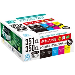 ヨドバシ.com - エコリカ Ecorica ECI-C351XL-5P [BCI-351XL+350XL/5MP