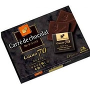 カレ・ド・ショコラ カカオ70 21枚 [菓子 1箱]