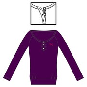 831087-03-L [P.S.T.D. ヘンリーネック LS Tシャツ レディース Lサイズ 03ポテントパープル]