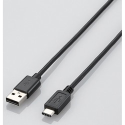 USB2.0ケーブル A-TypeC 0.5m ブラック U2C-AC05BK