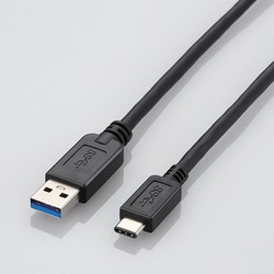 USB3.1ケーブル A-TypeC 1m ブラック USB3-AC10BK