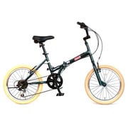 折りたたみ自転車 コールマン 20型 外装6段変速 MT 保険付 ダークグリーン 15COL/FD206MT 3272
