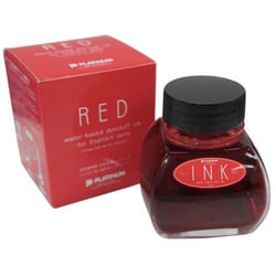万年筆用 瓶インク インクリザーバー付き レッド INK-1200