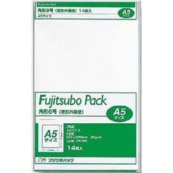 藤壺パック 角6 80G ホワイト 14枚入 PK-6W
