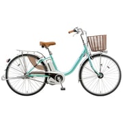 電動アシスト自転車 ビビ・ライト・U 26型 内装3段変速 クリアミント BE-ENDU634G
