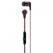 密閉型インナーイヤーヘッドホン S2IKDY-010 Ink'd 2.0 Black/Red w/ Mic