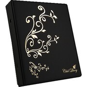 バインダー付セット Whiteプラン1年分(2015年 1-12月) バタフライ黒 CDBW1-15A15B-BKtb
