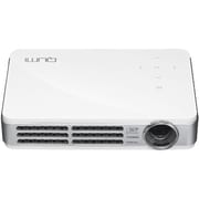 QUMI モバイルプロジェクター 500ルーメン WXGA対応 HD720P DLP Wi-Fi接続対応 ホワイト Q5-R-WT