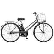 電動アシスト自転車 ビビ・EX・シティ 27型 内装5段変速 マットフロストグレー BE-ELET75