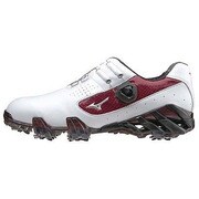 51GQ150192 GENEM 005 Boa EEEE [ホワイト/レッド 26.0cm]