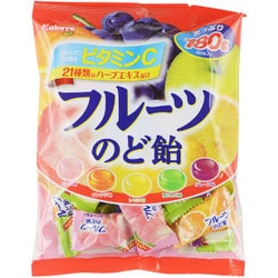 ヨドバシ Com カバヤ フルーツのど飴 180g 1袋 通販 全品無料配達