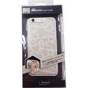 i-Clear光るケース [iPhone 6s/6 4.7インチ Heart WH]