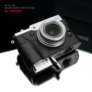 フジフィルム X30用 本革カメラハーフケース ブラック XS-CHX30BK