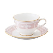 Y9587A/1507-4 [レーズウッドゴールド ティー コーヒー碗皿 ピンク]
