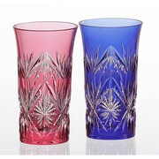江戸切子 ペアひとくちビールグラス 2824