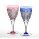 江戸切子 ペア葡萄酒杯 KPS810-2250-AB