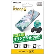 PM-A14FLRPG [iPhone 6/6s用 自分で作るiPhoneステッカー ホワイト×光沢]