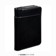 レザフェス 通帳＆カード収納ケース 黒 2360LF