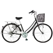 シティサイクル トラフィックホーム276-H 27型 外装6段変速 ブラック MK-15-007