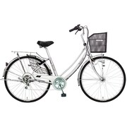 シティサイクル トラフィックホーム276-H 27型 外装6段変速 シルバー MK-15-007