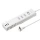便利タップ 3個口＋USB3ポート 1m ホワイト TAP-B47W