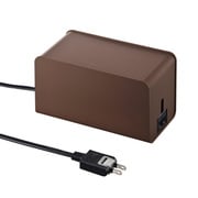 ケーブル&タップ収納ボックス ブラウン CB-BOXP8BR