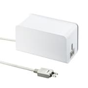 ケーブル&タップ収納ボックス ホワイト CB-BOXP8W