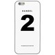 iPhone 6 白 No.2 [バンデル iPhone 6専用シリコンケース ホワイト]