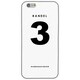 iPhone 6 白 No.3 [バンデル iPhone 6専用シリコンケース ホワイト]