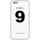 iPhone 6 白 No.9 [バンデル iPhone 6専用シリコンケース ホワイト]