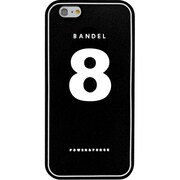 iPhone 6 黒 No.8 [バンデル iPhone 6専用シリコンケース ブラック]