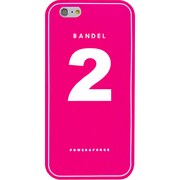 iPhone 6 ピンク No.2 [バンデル iPhone 6専用シリコンケース ナンバー Pink×White]