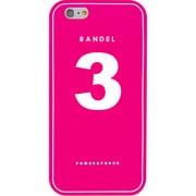 iPhone 6 ピンク No.3 [バンデル iPhone 6専用シリコンケース ナンバー Pink×White]