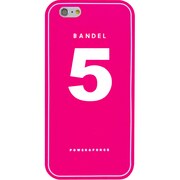 iPhone 6 ピンク No.5 [バンデル iPhone 6専用シリコンケース ナンバー Pink×White]