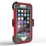 DT2-PH6P-RD-GY [iPhone6 Plus対応 Drop Tech V2 ロイヤルレッド/グレー]