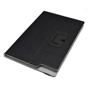 ARROWS Tab F-03G専用 手帳ケース 合皮タイプ ブラック 1443F03G