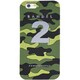 iPhone 6 ケース カモシルバー No.2 [バンデル iPhone 6専用シリコンケース ナンバー darkgreen×camouflage]