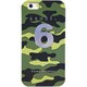 iPhone 6 ケース カモシルバー No.6 [バンデル iPhone 6専用シリコンケース ナンバー darkgreen×camouflage]