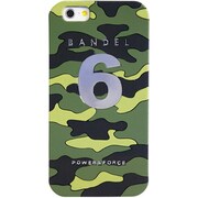 iPhone 6 ケース カモシルバー No.6 [バンデル iPhone 6専用シリコンケース ナンバー darkgreen×camouflage]