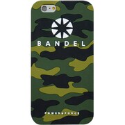 iPhone 6 ケース カモフラ ダークグリーン [バンデル iPhone 6専用シリコンケース ロゴ darkgreen×camouflage]
