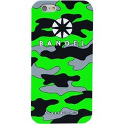 iPhone 6 ケース カモフラ グリーン [バンデル iPhone 6専用シリコンケース ロゴ green×camouflage]