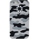 iPhone 6 ケース カモフラ グレー [バンデル iPhone 6専用シリコンケース ロゴ gray×camouflage]