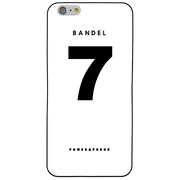 iPhone 6 Plus 白 No.7 [バンデル iPhone 6 Plus専用シリコンケース ナンバー ホワイト]